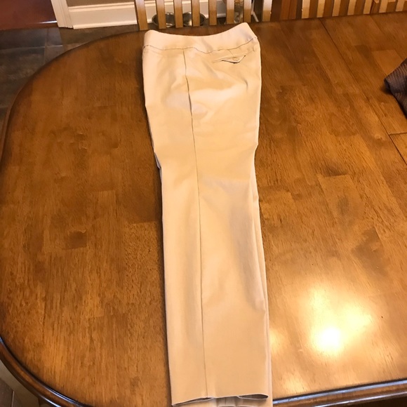 The Limited Pants - Tan exact stretch pants in size 8